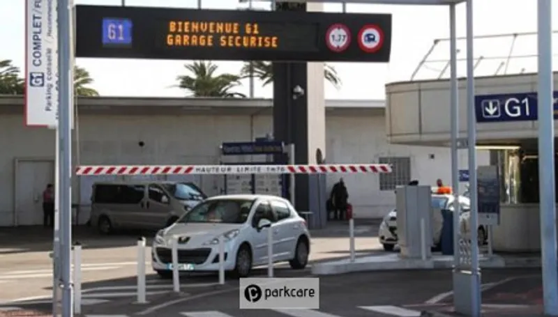 Sbarra di ingresso Parcheggio G1 Aeroporto Nizza